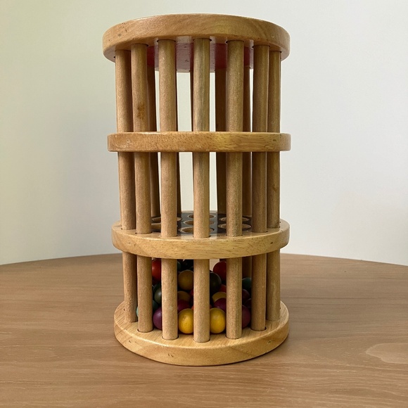 B. toys Natural Wooden Rainmaker - Picture 1 of 4